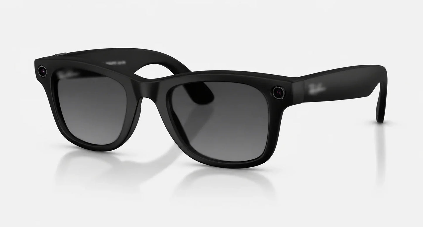 M3ta Glasses Black Lens